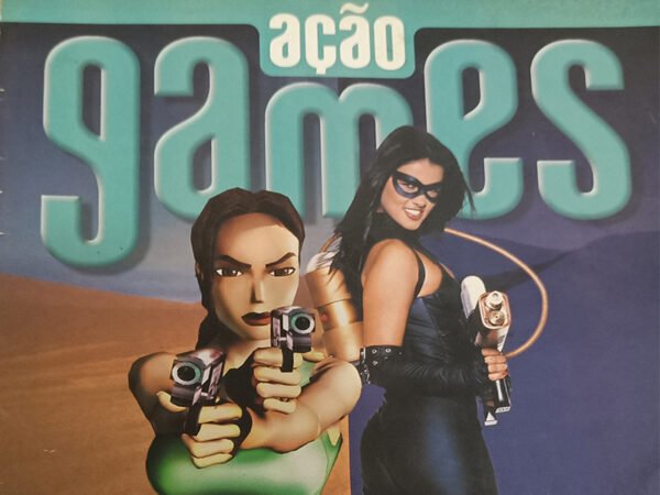 Quando Tiazinha virou Lara Croft: na lendária capa da Ação Games