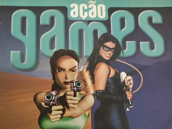 Quando Tiazinha virou Lara Croft: na lendária capa da Ação Games