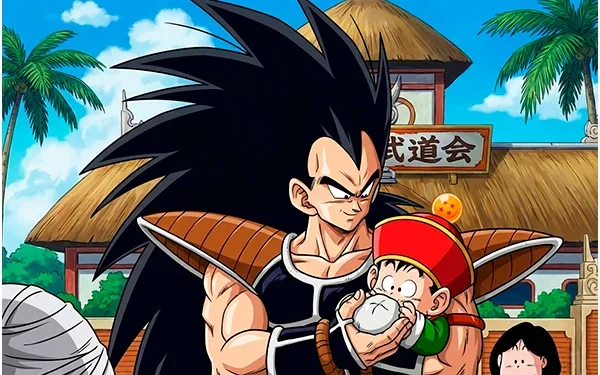 Raditz amava seu irmão Kakaroto… do jeito dele