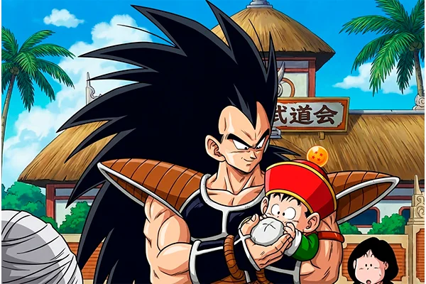 Raditz amava seu irmão Kakaroto… do jeito dele