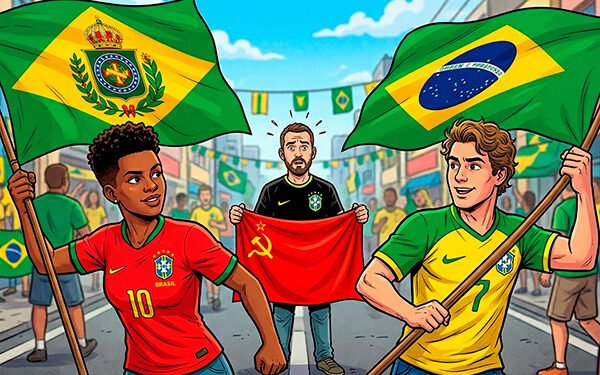 Camisa vermelha da Seleção Brasileira: política ou ironia histórica?