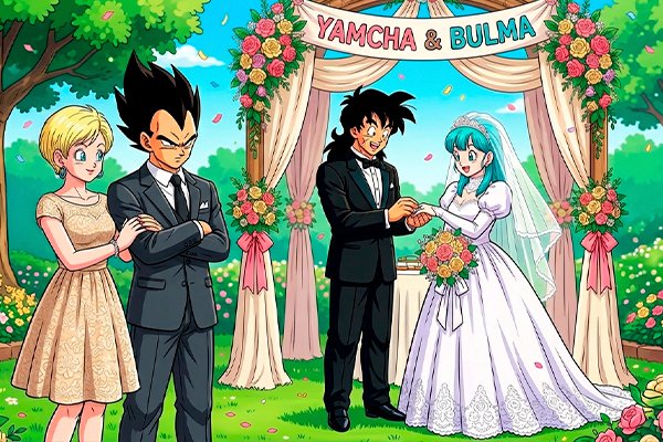 Vegeta e Tights Juntos? Fanfic de Dragon Ball Explora Romance Espacial Inusitado