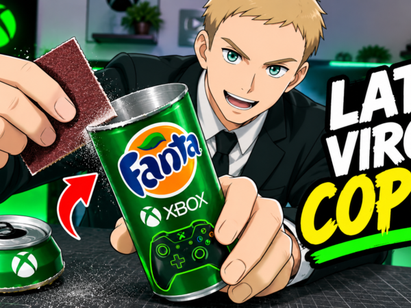 Como transformar uma lata de Fanta Xbox em um copo
