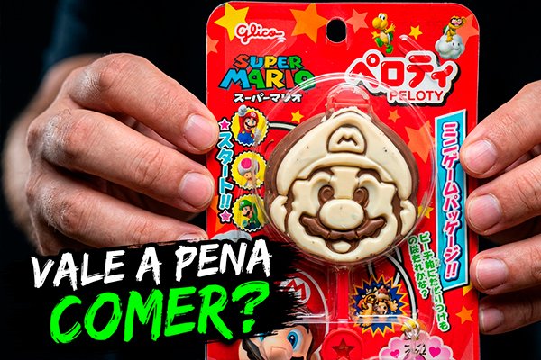Chocolate do Mario importado do Japão: comer ou guardar de recordação?
