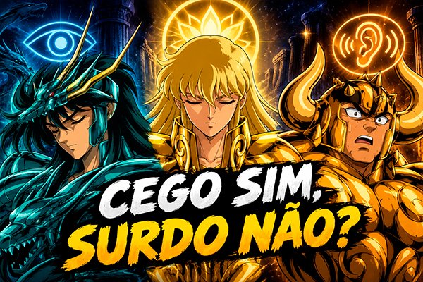 Cego sim, surdo não: os sentidos aguçados em Cavaleiros do Zodíaco